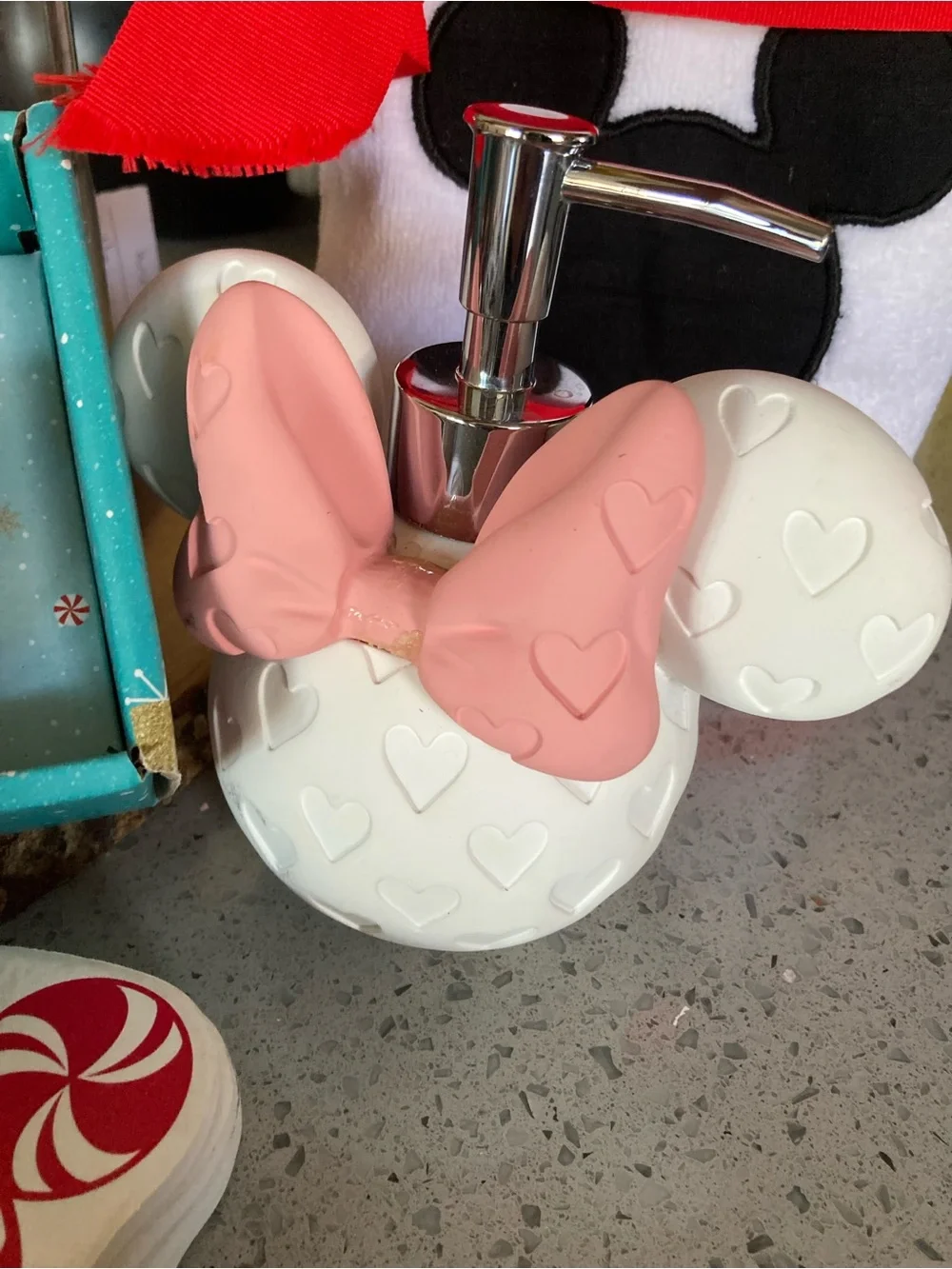 Disney Holiday Kitchen Set with Red, White, Black and Green Accents